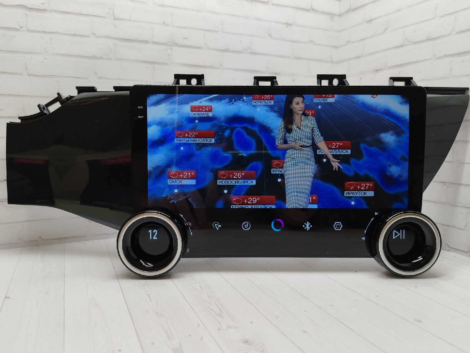 Магнитола Kia Магнитола с крутилками (андроид 13, QLED экран 10') фотография 9