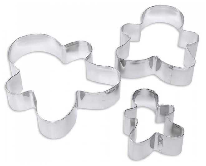 Форма для печенья DOSH | HOME Vela Человечки 302009, 3 шт.