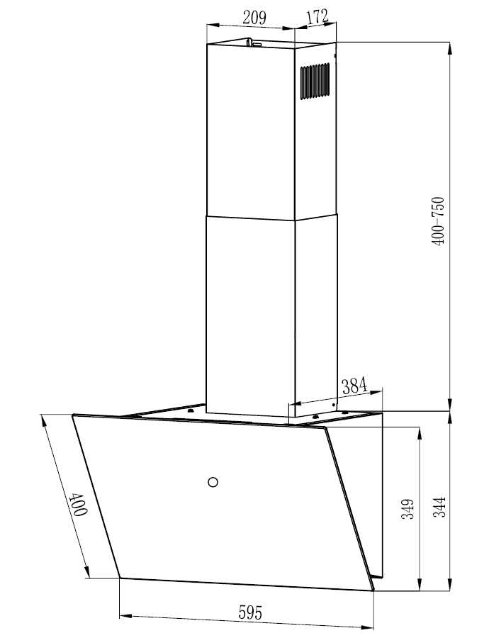 Купольная вытяжка Weissgauff Alcor TC BL Inverter Wi-Fi фотография 10