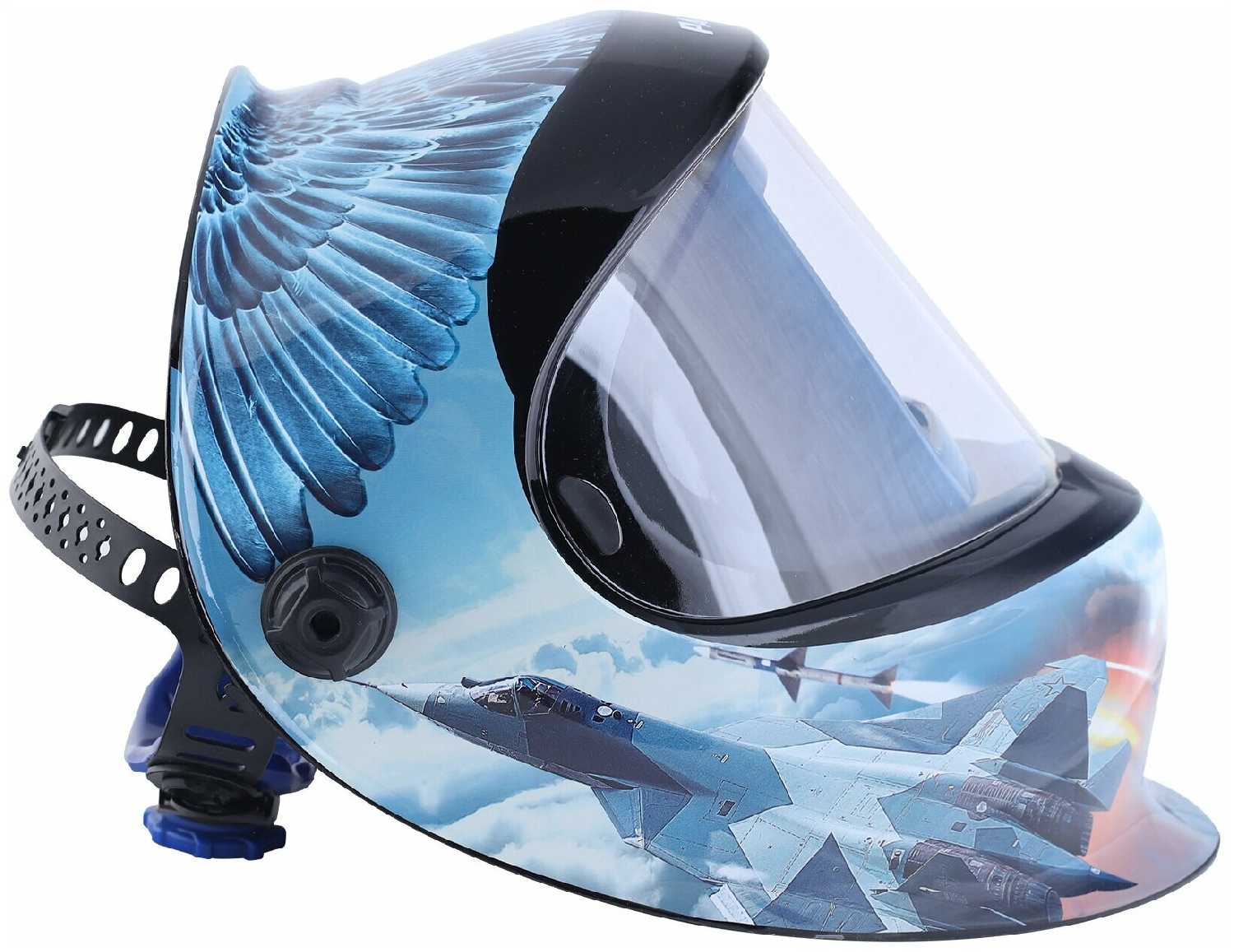 Маска сварщика Patriot WH 400E / степень затемнения DIN 9-13 фотография 2