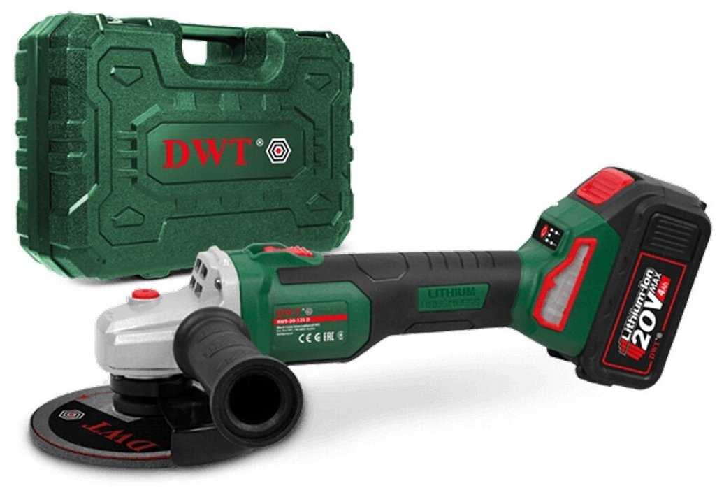 Аккумуляторная УШМ DWT AWS-20-125 (D-2H BMC) фотография 7