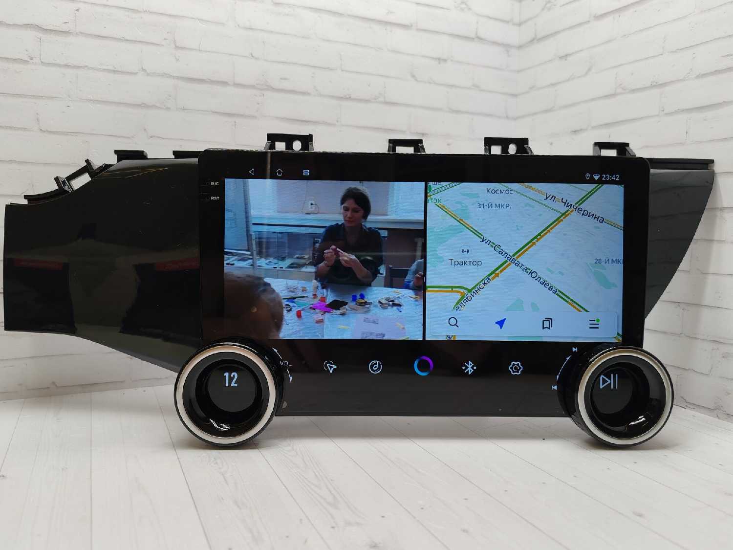 Магнитола Kia Магнитола с крутилками (андроид 13, QLED экран 10') фотография 11