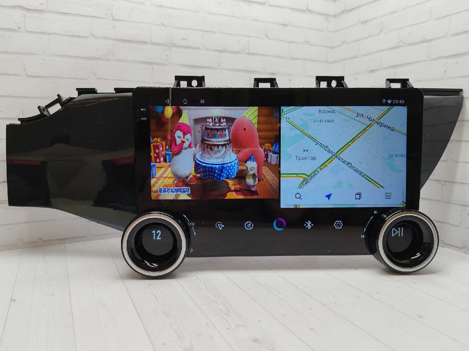 Магнитола Kia Магнитола с крутилками (андроид 13, QLED экран 10') фотография 12