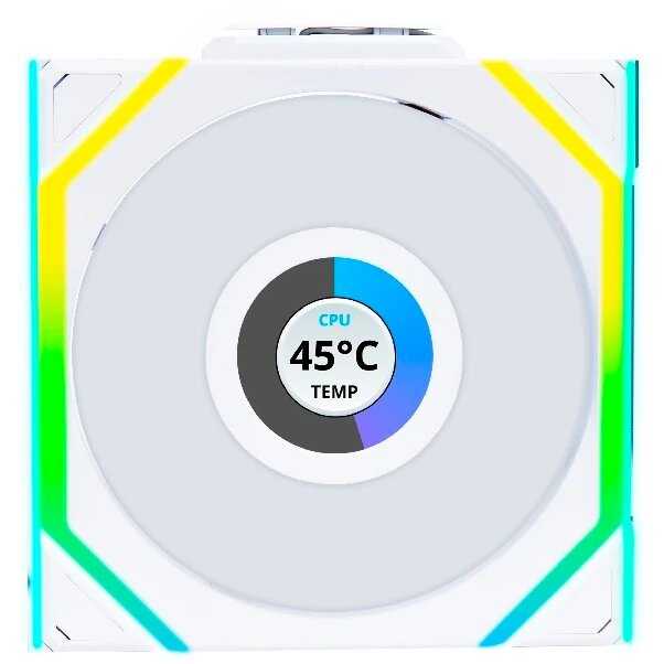 Вентилятор Lian Li UNI Fan SL Wireless LCD 120 [G99.12SLLCD1W1W]