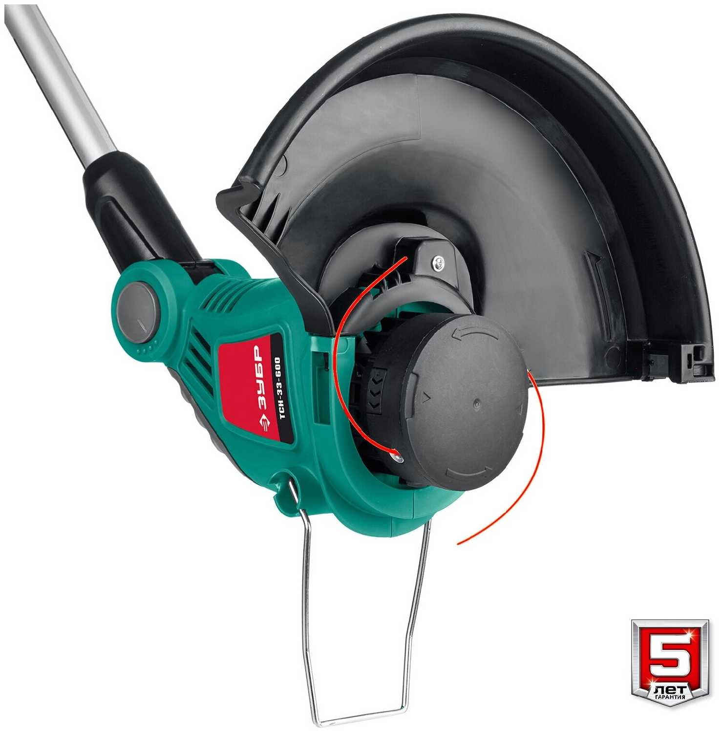 Триммер электрический ЗУБР ТСВ-38-1300 фотография 3