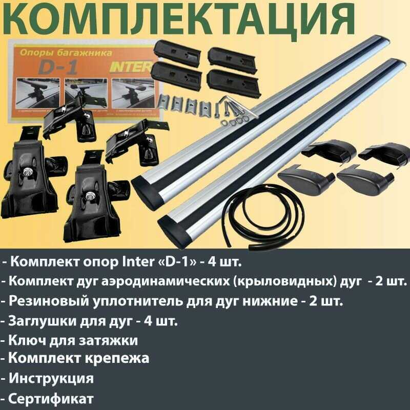 Багажник на гладкую крышу BMW 5er (E34) 1988-1995 (D-1) фотография 16