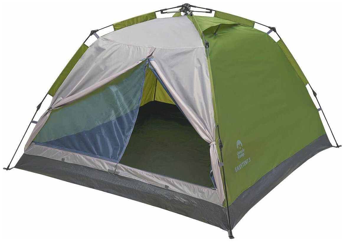 Автоматическая палатка Jungle Camp Easy Tent 3 зеленый/серый фотография 1