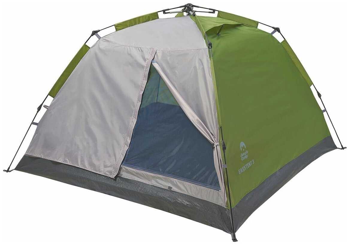 Автоматическая палатка Jungle Camp Easy Tent 3 зеленый/серый фотография 2