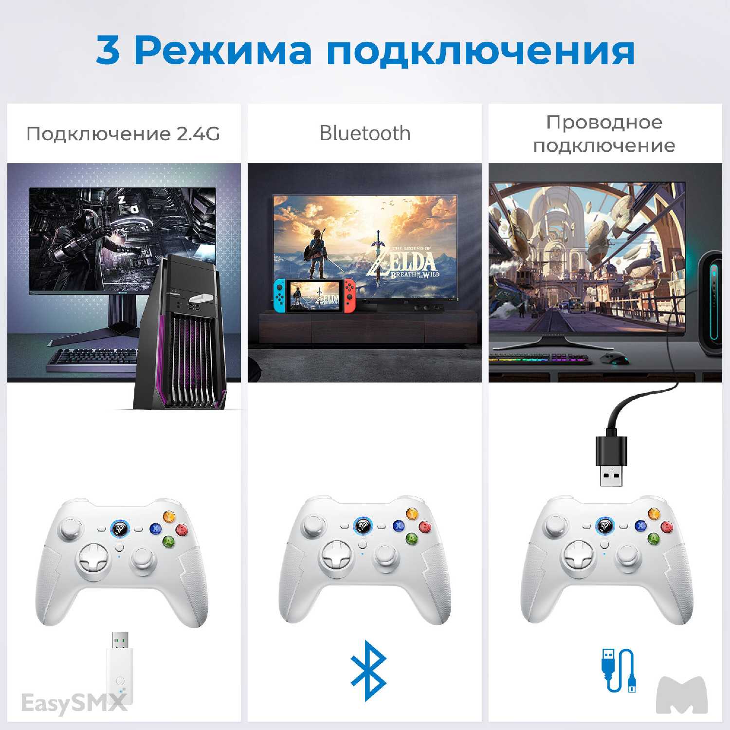 Беспроводной геймпад EasySMX ESM-9013Pro (VG-C417) фотография 27