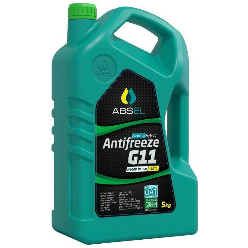 Охлаждающая жидкость ABSEL Антифриз гибридный G11 (28084) фотография 8