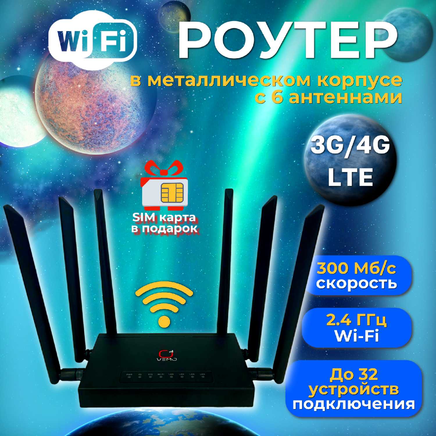 Роутер B628 (3G/4G/LTE)