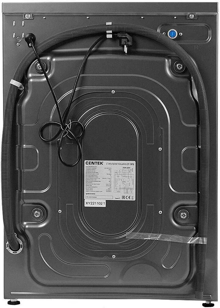 Стиральная машина CENTEK CT-1973 7кг 10пр Очистка бар Пар фотография 12