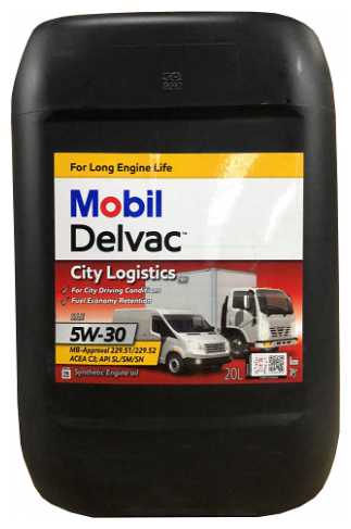 Синтетическое моторное масло MOBIL Delvac City Logistics M 5W-30 фотография 5