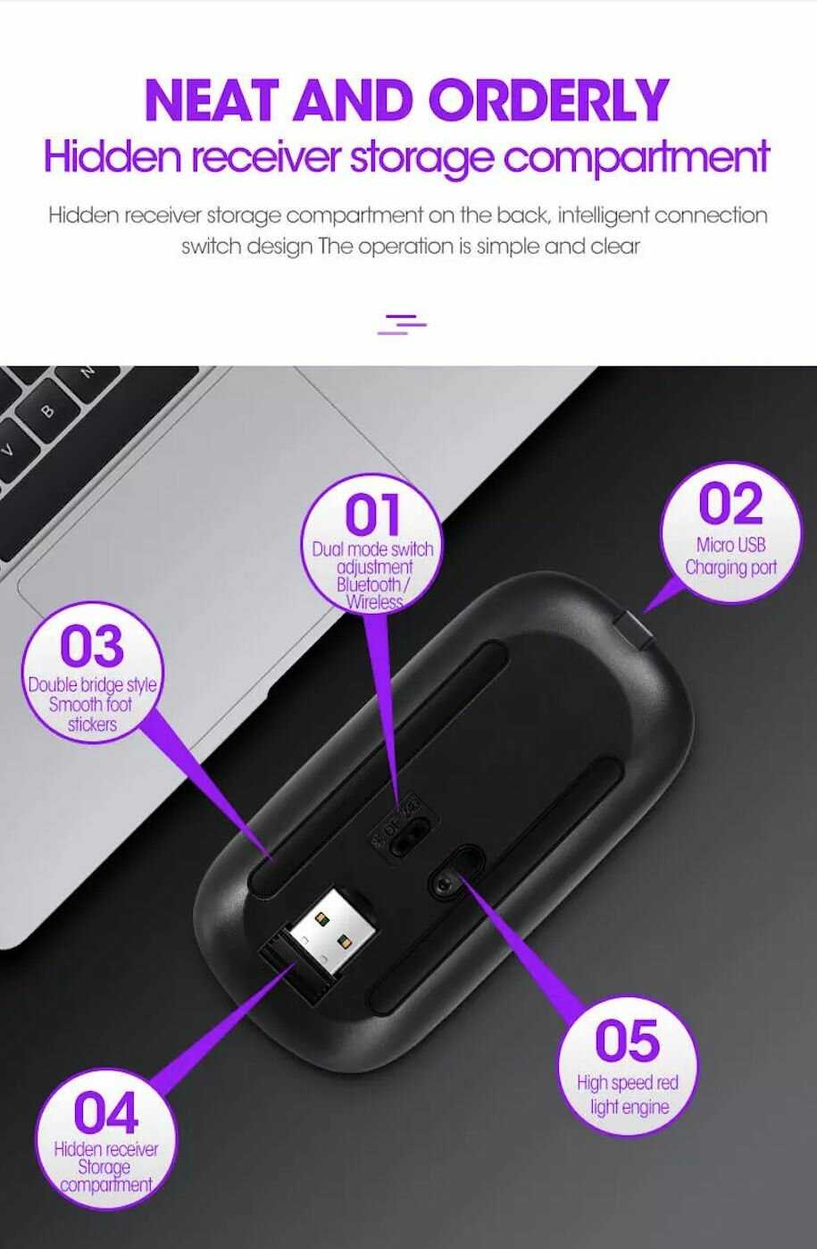 Компьютерная мышь T-WOLF X1 фотография 3