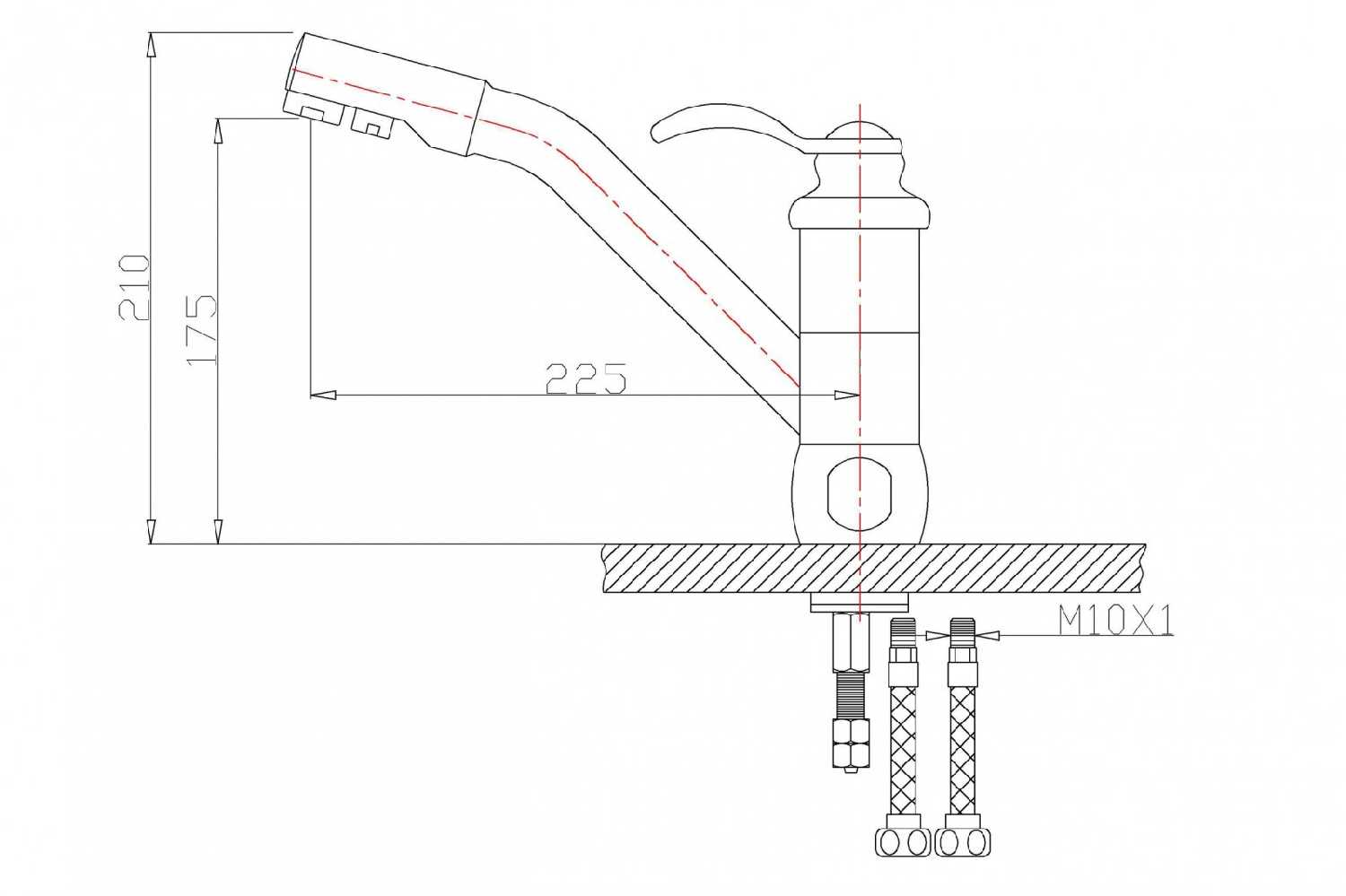 Смеситель для раковины ZorG Sanitary ZR400KF-47 фотография 2