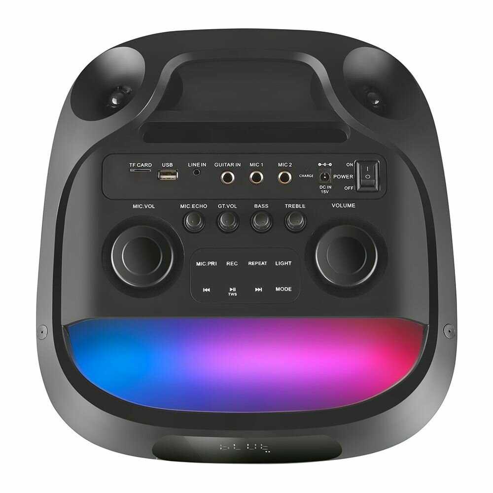 Портативная беспроводная блютуз колонка Акустическая система MIDI Ginzzu GM-115 RONDO с Bluetooth 5.0, 1600Вт(PMPO) фотография 2