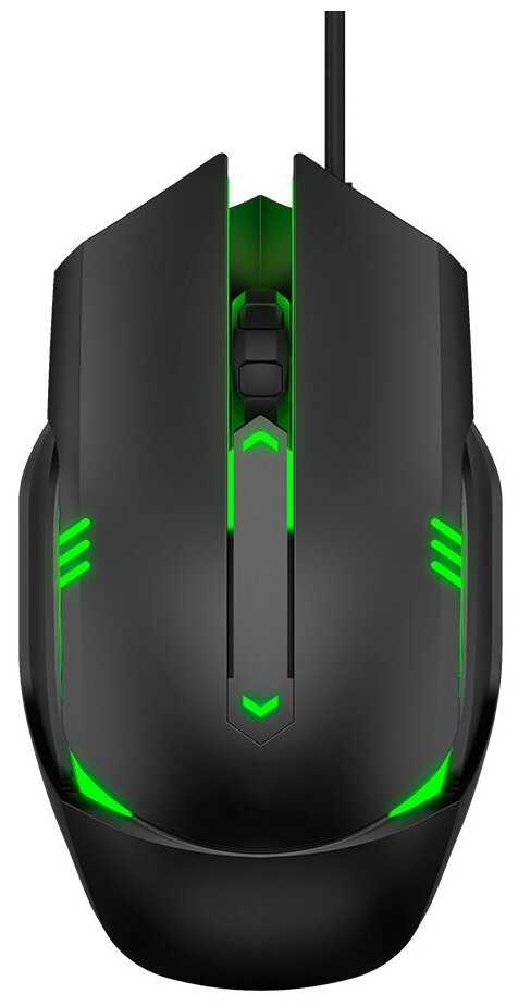 Игровая проводная мышь компьютерная TFN Saibot MX-1 black, проводная мышка фотография 1