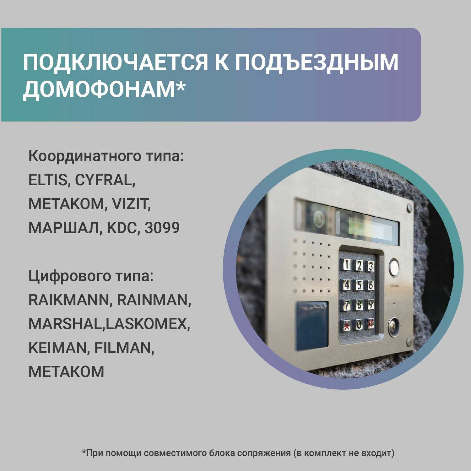 Монитор видеодомофона CTV M5101 с Wi-Fi фотография 17