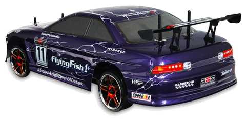 Легковой автомобиль HSP Flying Fish 1 (94123-12301/12302), 1:10, 36 см фотография 4