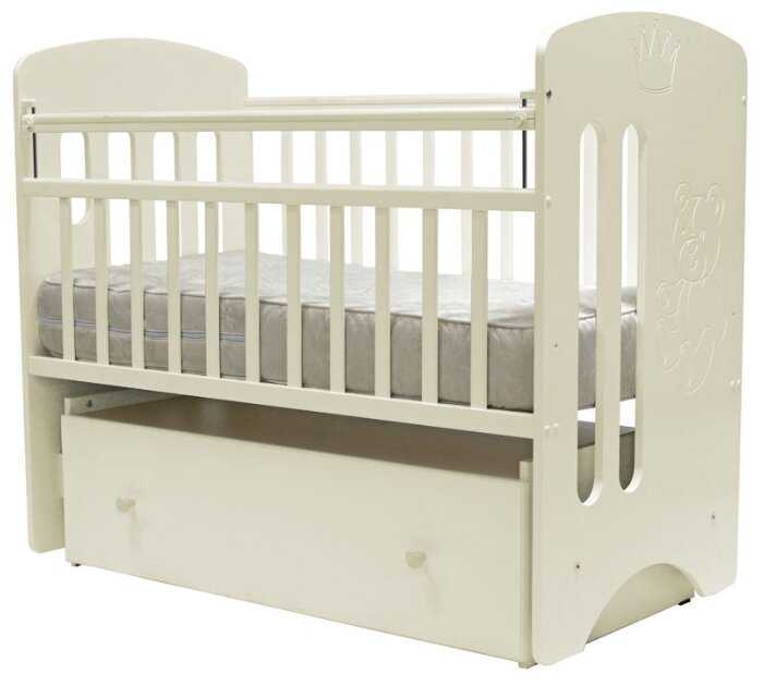 Кроватка Топотушки Каролина, классическая, поперечный маятник