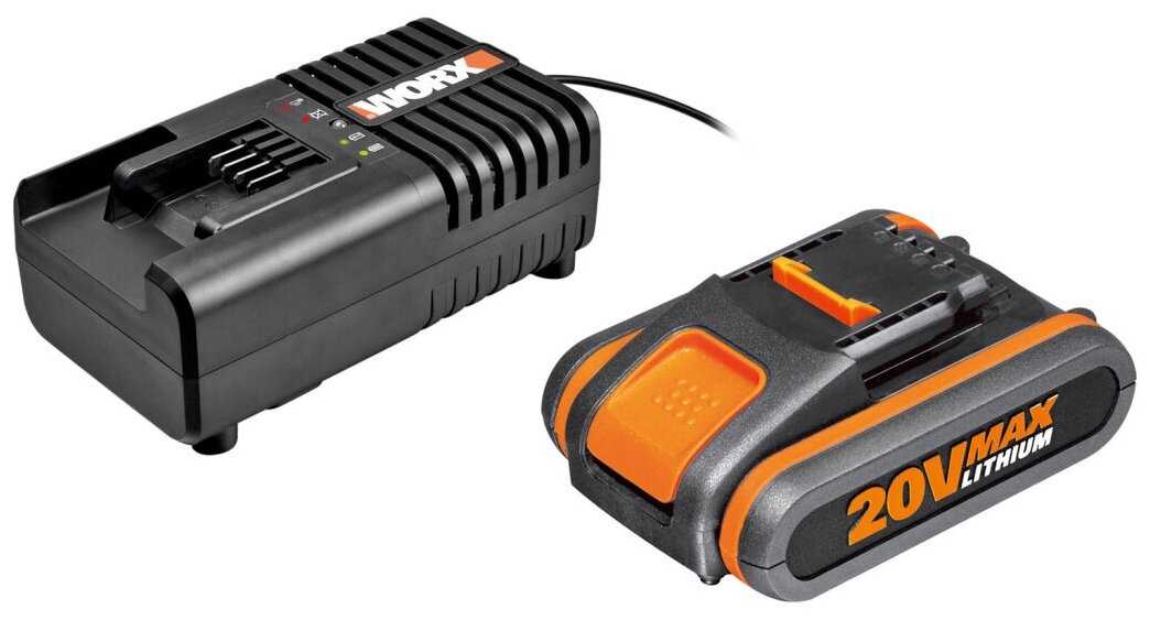 Комплект Worx WA3604 (20 В 4 А·ч) фотография 11
