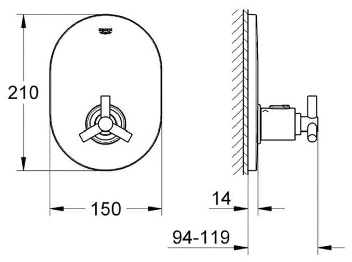 Термостат Grohe Atrio 19392000 фотография 1