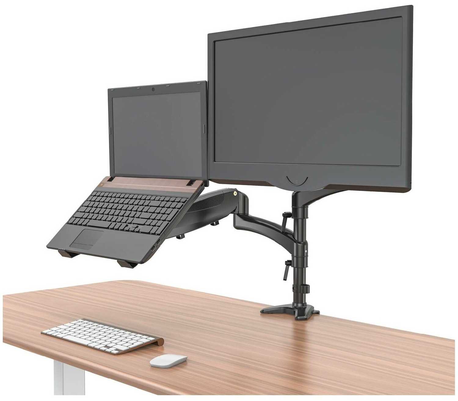 Кронштейн для монитора Cactus CS-VM-LH08-BK фотография 4