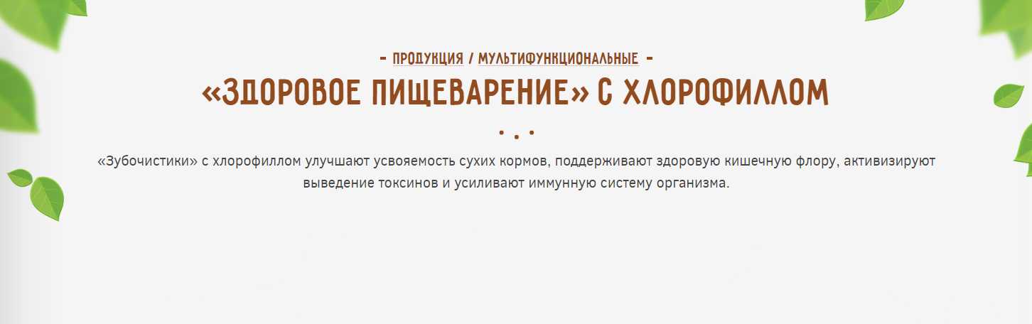 Лакомство для собак Зубочистики Мятные с хлорофиллом фотография 3