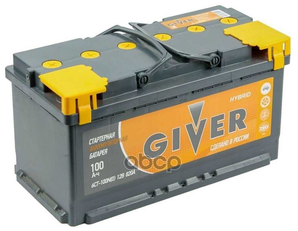 Аккумулятор Giver Hybrid (6СТ1000) фотография 4