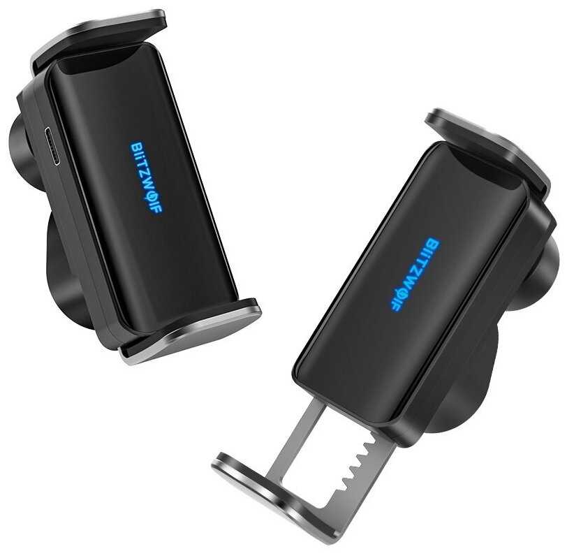 Автомобильный держатель BlitzWolf BW-CF2 Electric Car Holder 200mAh Black фотография 6