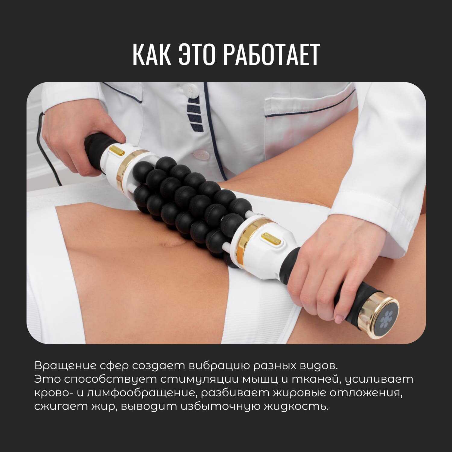 Антицеллюлитный массажер для тела AMG150 фотография 4