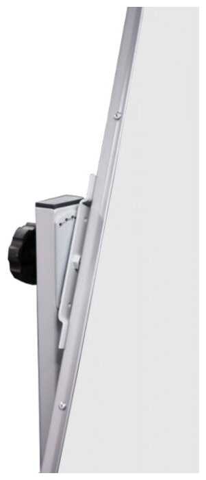 Доска магнитно-маркерная BoardSYS двухсторонняя на колесах, алюминиевый профиль ПО-90х120Ф 90х120 см фотография 3