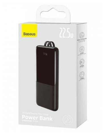 Внешний аккумулятор Baseus Elf Digital Display Fast Charge Power Bank 10000mAh 22.5W (PPJL010002) белый фотография 6