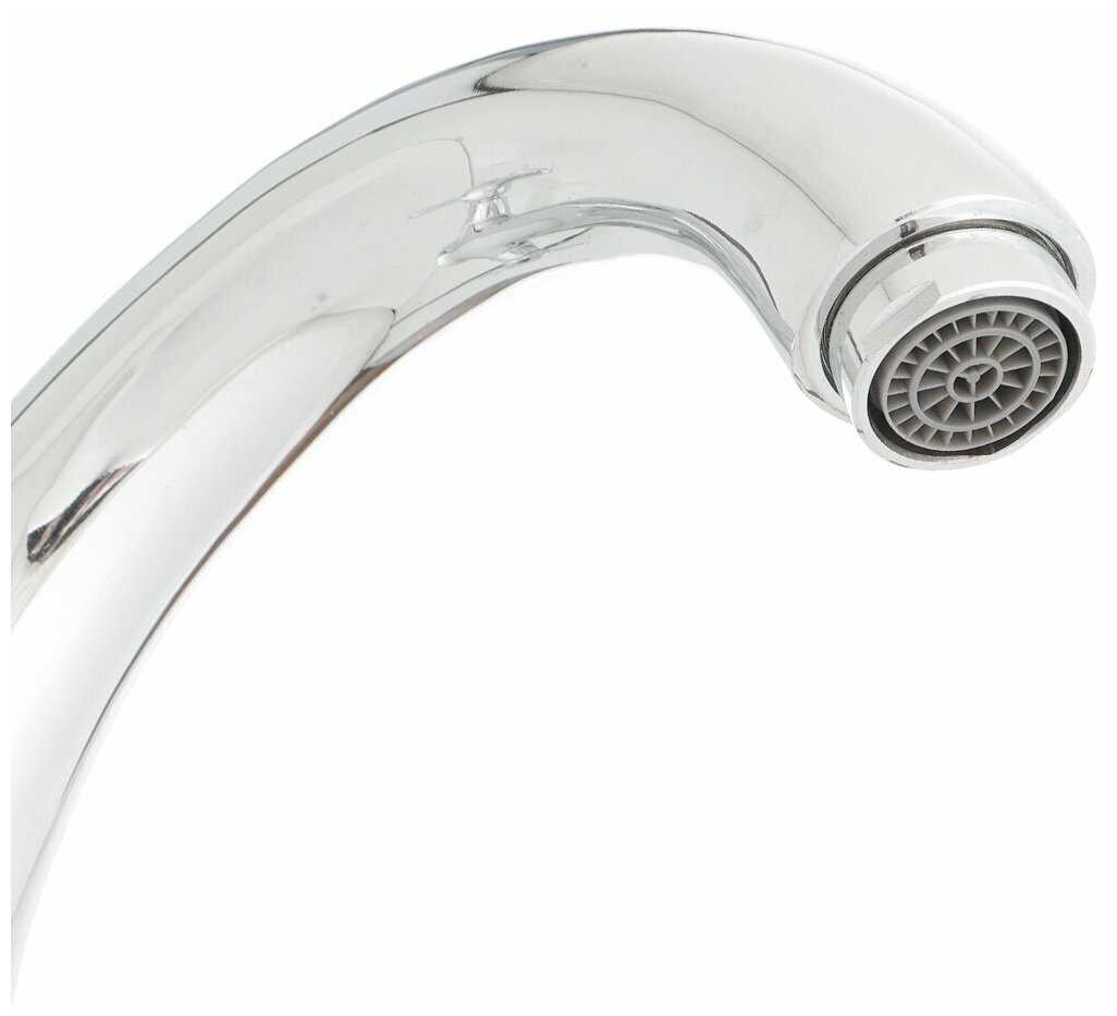 Смеситель для кухни Rossinka Silvermix Q02-61 фотография 6