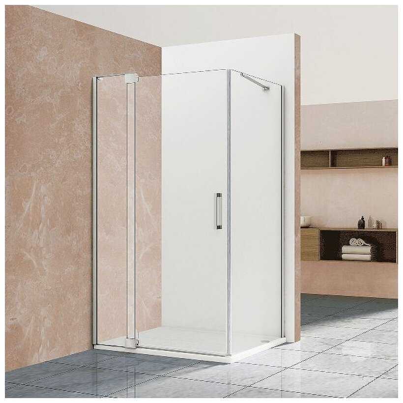 Душевой уголок Vincea Extra (VSR-1E101180CL) 110х80х200 см, хром, стекло прозрачное фотография 2