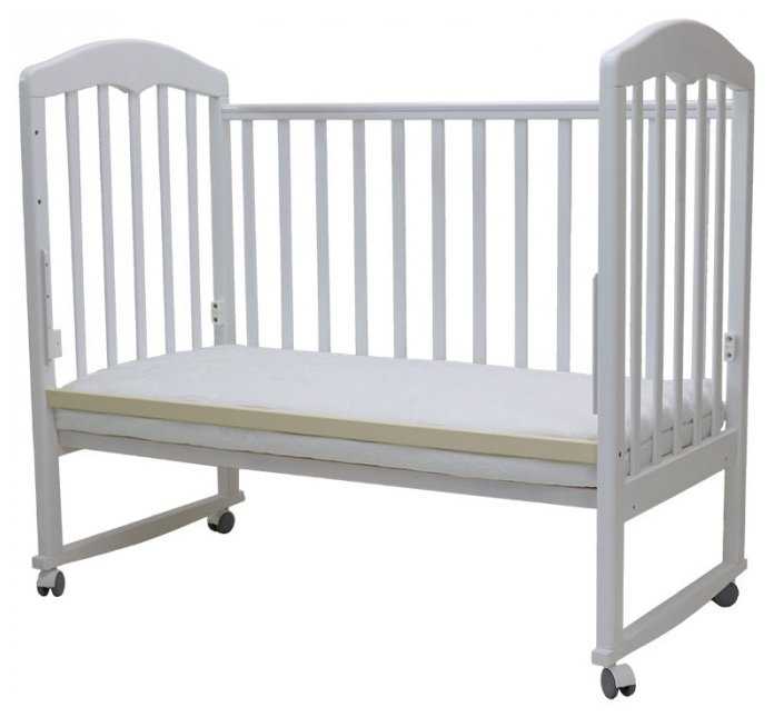 Кроватка Топотушки Сильвия-2 (колесо), качалка, полозья для качания фотография 2