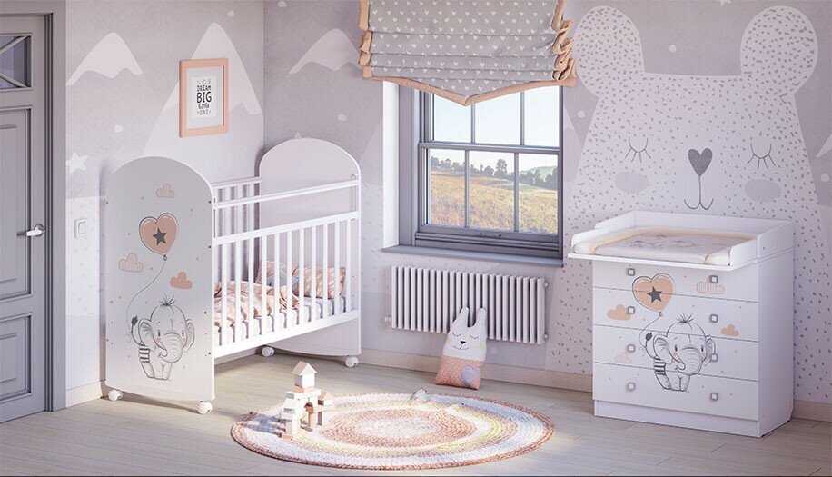 Пеленальный комод Фея Слоник (1580) фотография 13