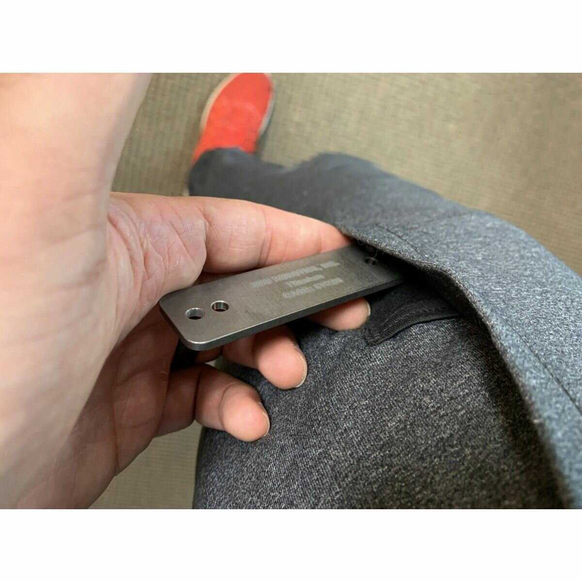 Титановый лом Maratac Breacher Bar Medium (Tumbled Titanium) фотография 11