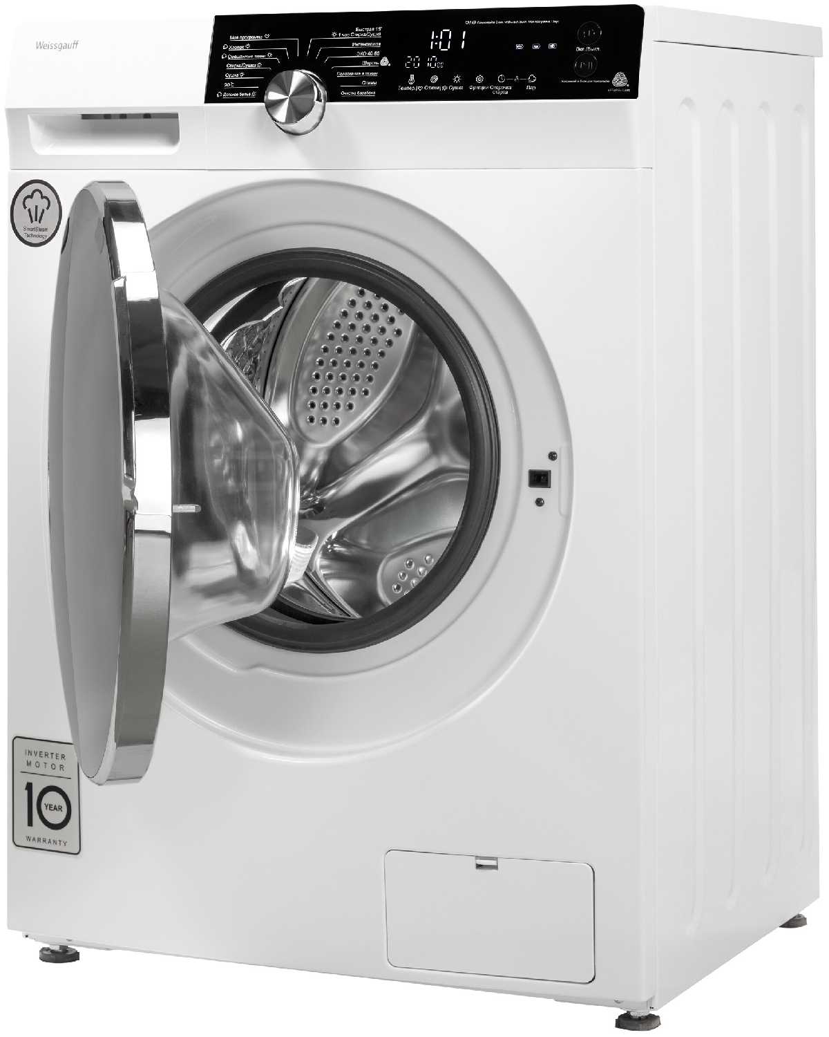 Стиральная машина с сушкой Weissgauff WMD 4748 DC Inverter Steam фотография 4