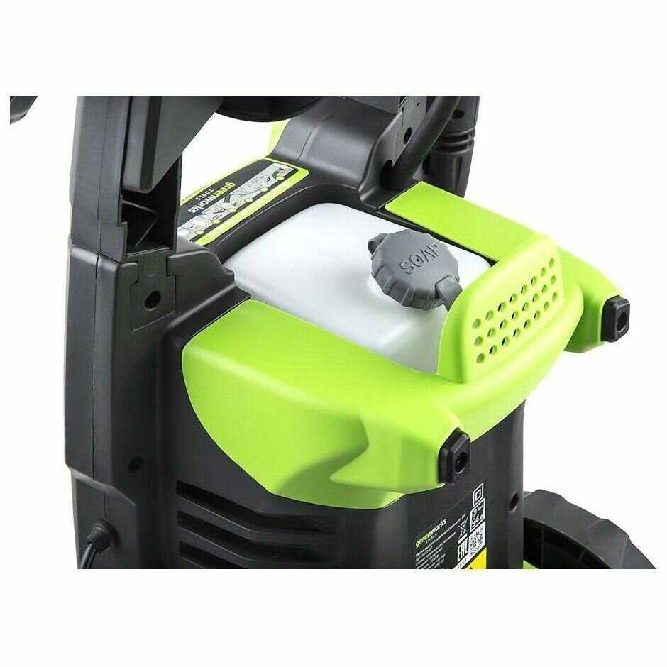 Мойка высокого давления электрическая Greenworks Мойка высокого давления (5106507) фотография 16