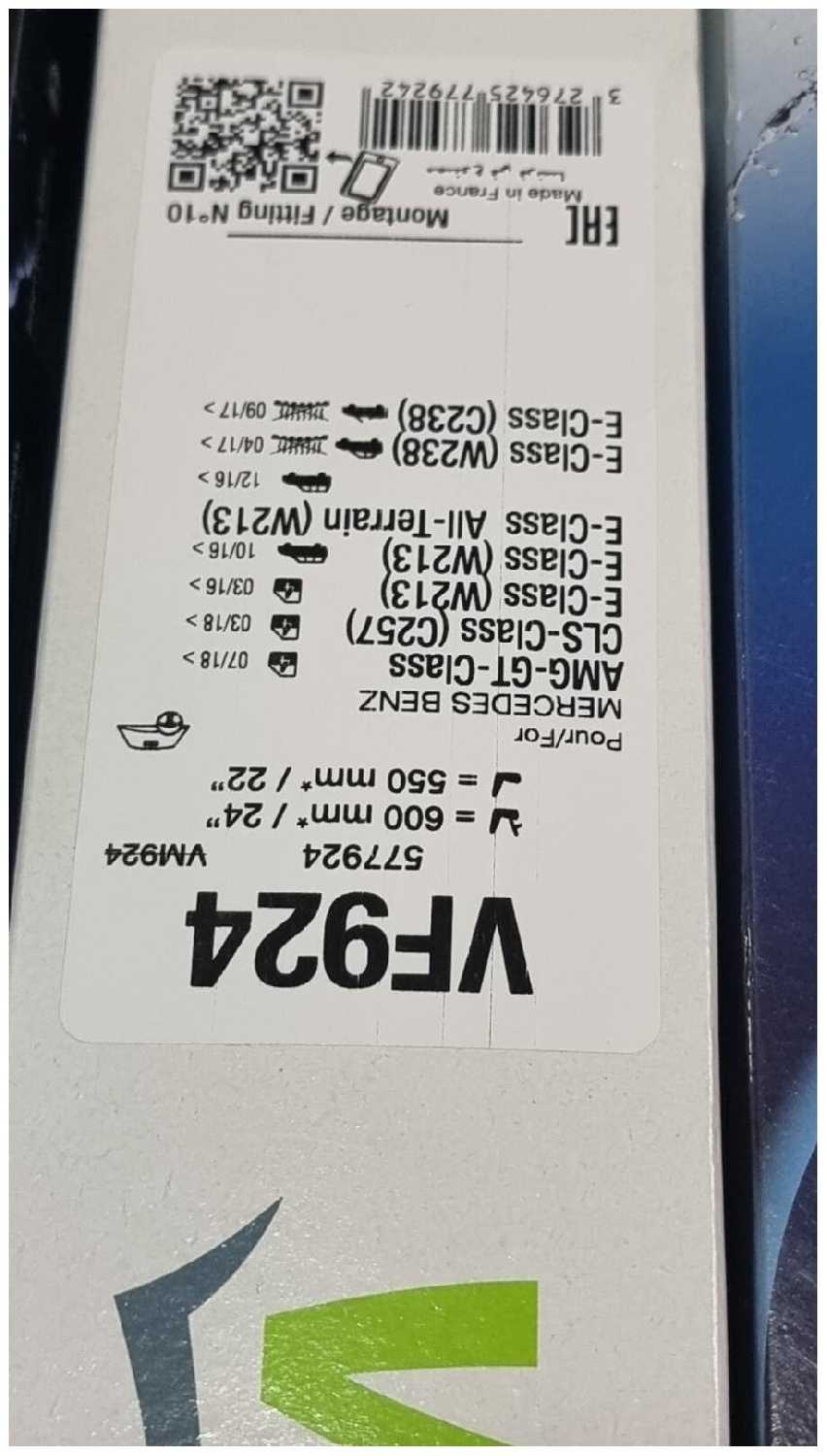 Щетка стеклоочистителя бескаркасная Valeo Silencio Flat Blade Set VM924, 2 шт. фотография 1