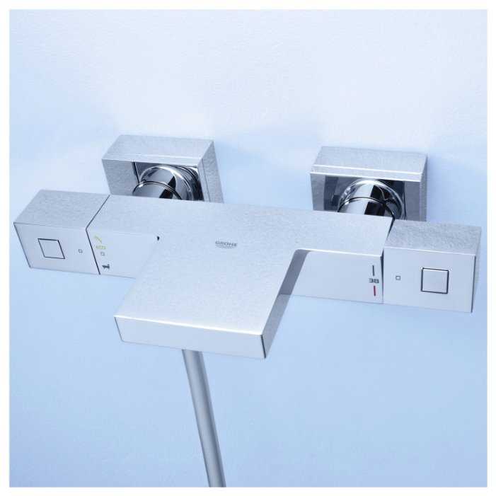 Термостат для раковины (умывальника) Grohe Grohtherm cube 34497000, рычажный фотография 1