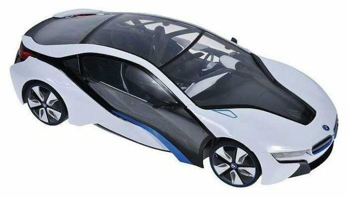 Легковой автомобиль Rastar BMW I8 (49600-11), 1:14, 33 см