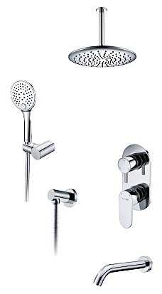 Верхний душ WasserKRAFT А175868, хромоникелевое