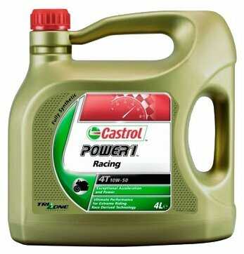 Синтетическое моторное масло Castrol Power 1 Racing 4T 10W-50 фотография 2