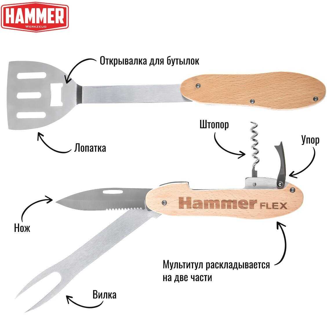 Нож HAMMER Мультитул 5в1 (310-310) фотография 2