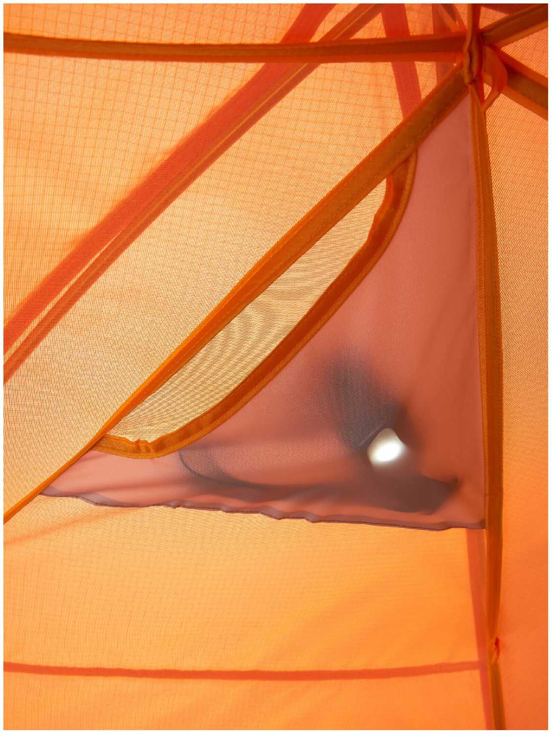 Палатка туристическая 2-местная Marmot Tungsten 2P, цвет Solar/Red Sun фотография 6