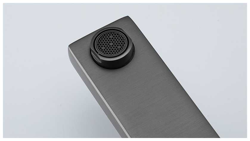 Смеситель для ванны с душем Gappo G3217-9, оружейная сталь фотография 2
