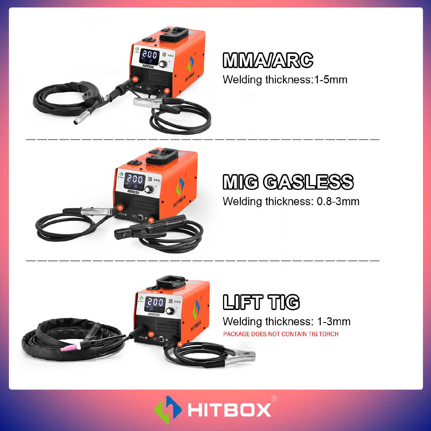 Сварочный аппарат HITBOX HBM200 фотография 5