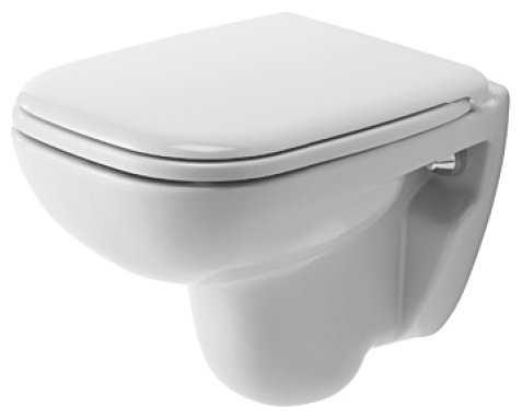 Чаша унитаза подвесная DURAVIT D-Code 221109 с горизонтальным выпуском